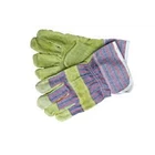 LEOPARD Combination Cotton Cow Split Gloves LP 0200 1