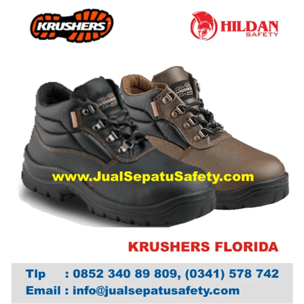  Sepatu Safety Shoes KRUSHERS FLORIDA
