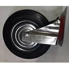 Roda Caster Wheel Swivel 8" Rubber  Heavy Duty 1