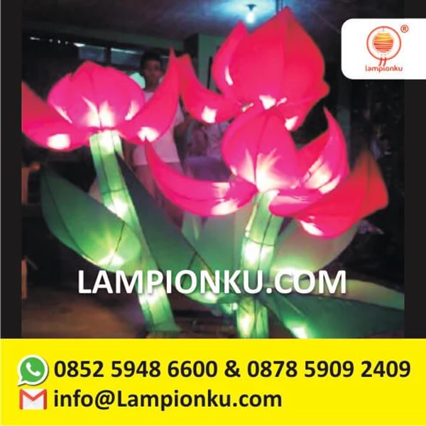 The price of Tulips Lanterns 3 Sprigs