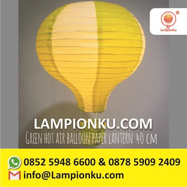 Lampion Balon Udara Kertas Anak