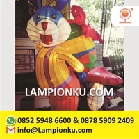 Lampion Kelinci Dan Jamur Maskot Hotel