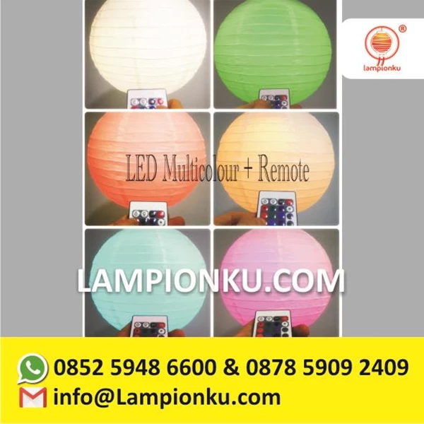 LED Multicolour Untuk Lampion