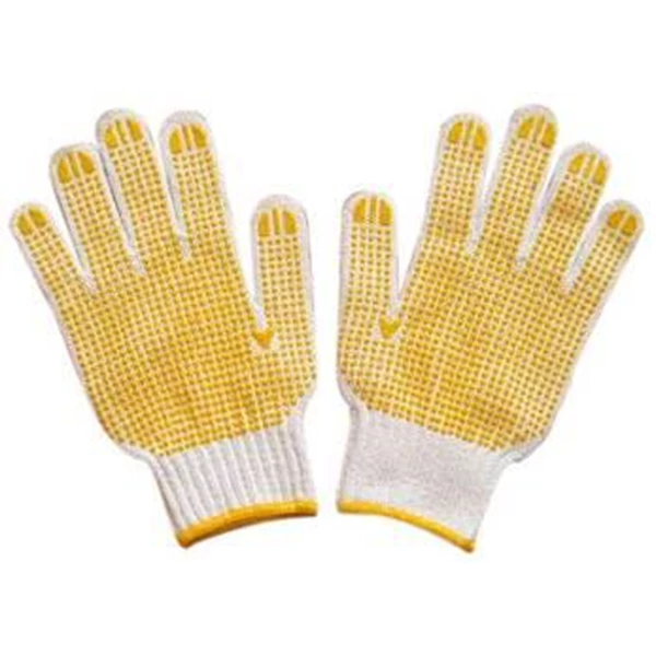 The Price Of The Glove Yarn Spots Yellow Polkadot 