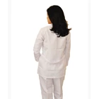 Grosir Seragam Perawat Wanita Lengan Panjang Biru 2
