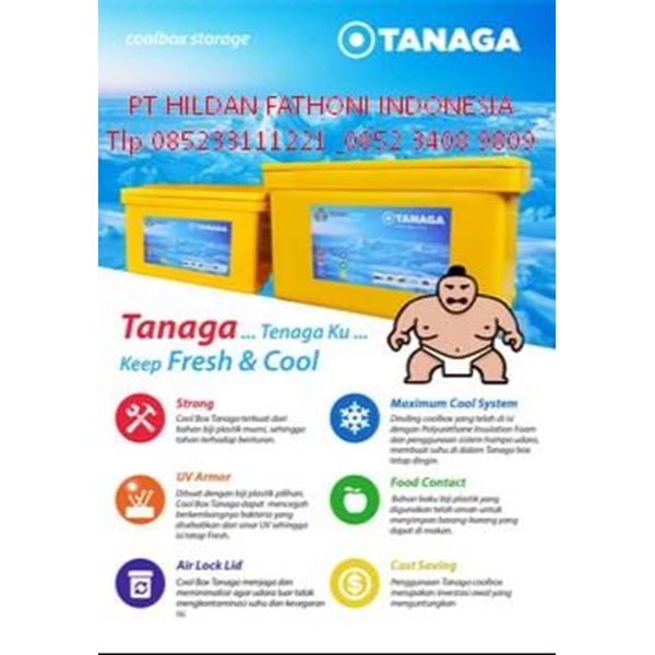 Cooler Box TANAGA 75 liter  di Bandung