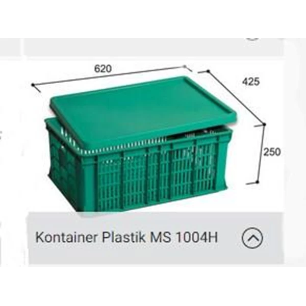 Distributor Box Kontainer Plastik MS 1004H Sayur Surabaya 