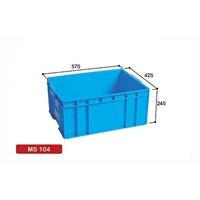 Kontainer Plastik Box Sayur Susun Biru Type MS 104