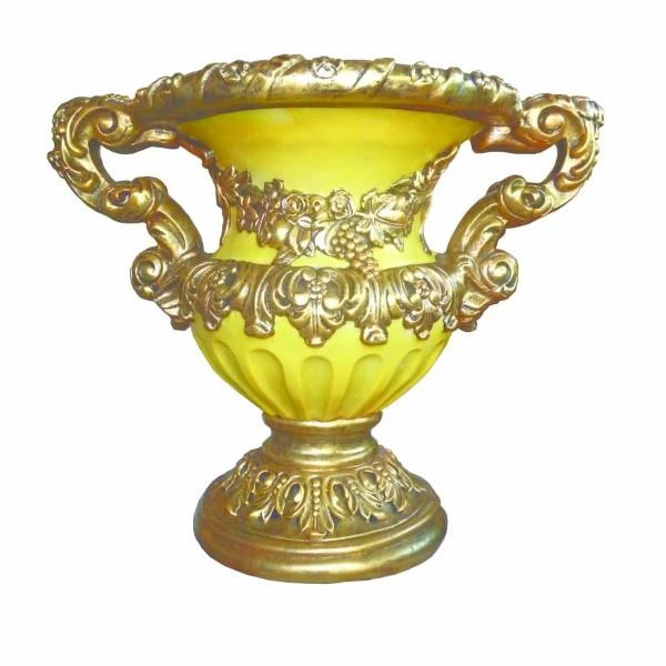 Vas Bunga Piala Anggur Dengan Lampu Bahan Fiber