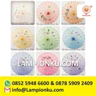 Ornamental China Umbrella Fabric Embroidered Organdy Transparent 2