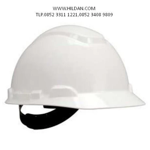 Helmet Safety 3M WHITE PMLOCK HARD HAT H-701P