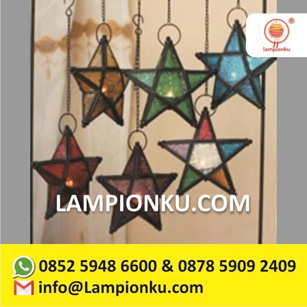Decorative Lamp Gentur Motif Stars