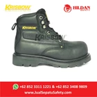 Safety Shoes KRISBOW VULCAN BLACK - Hitam 6Inch Baru 1