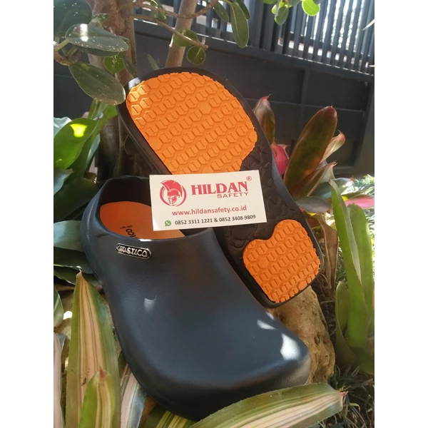  Sepatu Koki Dapur - Safety Shoes Merk STICO Sepatu Chef Warna Hitam NEC03