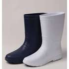 Sepatu Safety Shoes Boots Koki Dapur Merk STICO Anti Slip WBM-02 Putih 3