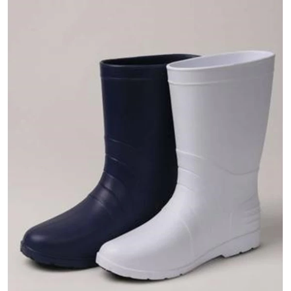 Sepatu Safety Shoes Boots Koki Dapur Merk STICO Anti Slip WBM-02 Putih