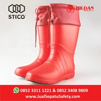Sepatu Koki Boots STICO WBM 21 - Red Cold Storage