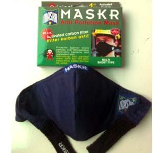 Masker Pendek  Karbon Aktif merk MASKR Grosir