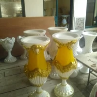  Vas Bunga Fiber/Pot Bunga Fiber Dekorasi Pelaminan Kota Surabaya
