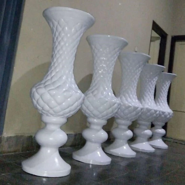 Price of Flower Vase / Fiber Pot for Wedding Decoration in Depok
