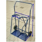 Trolley Tabung Double Ukuran 25 x 25 cm - Roda Karet 7 Inch 4